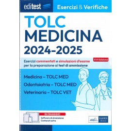 Editest Medicina, Odontoiatria, Veterinaria: Esercizi & Verifiche 2024-2025  17Ed.